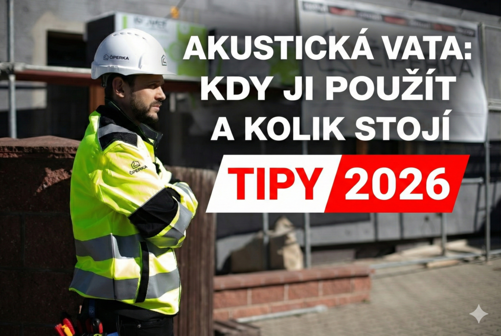 Akustická vata: Kdy ji použít, jak funguje a kolik stojí?